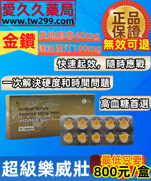 超級雙效樂威壯VIDOFIL Super Power金鑽